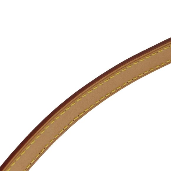 LOUIS VUITTON Less Baxter MM Dog Leash Leather Beige M58051 LV Auth 86281 - Picture 10 of 13